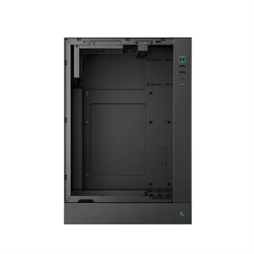 DeepCool Számítógépház - CH170 PLUS (Micro-ATX/Mini-ITX, 2xUSB3.0, Type-C, fekete)