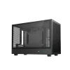 DeepCool Számítógépház - CH260 (fekete, Mini-ITX/Micro ATX (BTF), 2xUSB3.0, Type-C, fekete)