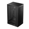 DeepCool Számítógépház - CH270 DIGITAL (fekete, Mini-ITX/Micro-ATX (BTF), 2xUSB3.0, Type-C, fekete)