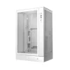 DeepCool Számítógépház - CH270 DIGITAL WH (fekete, Mini-ITX/Micro-ATX (BTF), 2xUSB3.0, Type-C, fehér)