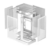DeepCool Számítógépház - CH270 DIGITAL WH (fekete, Mini-ITX/Micro-ATX (BTF), 2xUSB3.0, Type-C, fehér)
