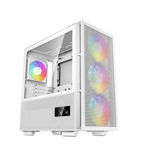 DeepCool Számítógépház - CH560 Digital WH (fehér, 3x14cm + 1x12 venti, Mini-ITX / Micro-ATX / ATX / E-ATX, 2xUSB3.0)