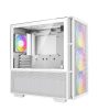 DeepCool Számítógépház - CH560 WH (fehér, 3x14cm + 1x12 ventilátor, Mini-ITX / Mico-ATX / ATX / E-ATX, 2xUSB3.0)