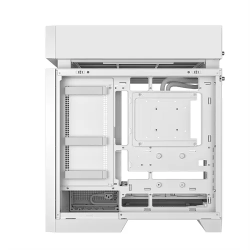 DeepCool Számítógépház - CL6600 WH (fehér, 1x360cm AIO vízhűtés,  2x120mm A-RGB, ATX, 2xUSB3.0, 1xUSB-C)