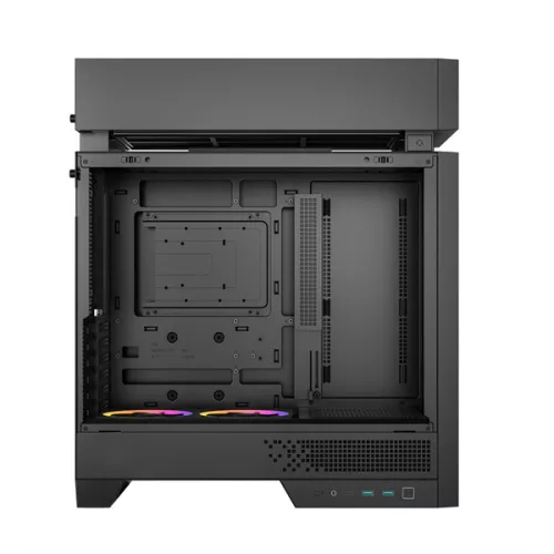 DeepCool Számítógépház - CL660 (fekete, 2x120mm A-RGB, ATX, 2xUSB3.0, 1xUSB-C)