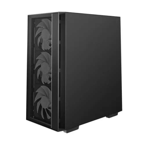 DeepCool Számítógépház - MATREXX55 MESH V4 C (fekete, ablakos, 3x14cm + 1x12cm A-RGB venti, ATX, 1xUSB3.0, Type-C)