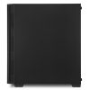 Sharkoon Számítógépház - LIT 200 (fekete; üveg oldal; alsó táp; ATX; 4x120mm RGB; 2xUSB3.0; 1xUSB2.0; I/O)