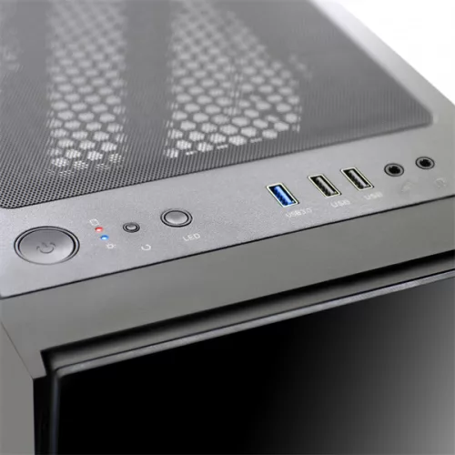 Spirit of Gamer Számítógépház - GHOST III RGB (fekete, ablakos, 4x12cm ventilátor, ATX, mATX, 2xUSB3.0, 1xUSB2.0)
