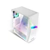 Spirit of Gamer Számítógépház - CLONE 4 White (fekete, ablakos, 2x12cm ventilátor, alsó táp,  ATX, 1xUSB3.0, 2xUSB2.0)