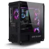 Spirit of Gamer Számítógépház - Rogue VII RGB (fekete, ablakos, 6x12cm ventilátor, alsó táp,  mATX, 1xUSB3.0, 2xUSB2.0)