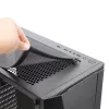 Spirit of Gamer Számítógépház - Rogue V RGB (fekete, ablakos, 2x12cm ventilátor, alsó táp,  ATX, 1xUSB3.0, 2xUSB2.0)