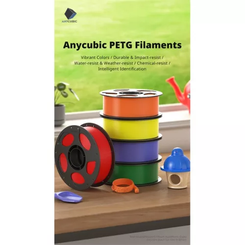ANYCUBIC 3D Filament - PETG Filament Red AHPERR-103 (Piros, 1kg)