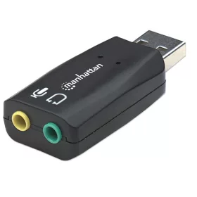   Manhattan Kábel átalakító - USB-A to 3.5 mm Audio Adapter