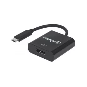   Manhattan Kábel átalakító - USB-C 3.1 to DisplayPort (3840x2160p@30Hz, 4K, Full HD, UHD)