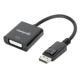   Manhattan Kábel átalakító - DisplayPort 1.2a to DVI-D Adapter, Active, 23 cm