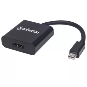   Manhattan Kábel átalakító - Active Mini DisplayPort to HDMI Adapter, Fekete