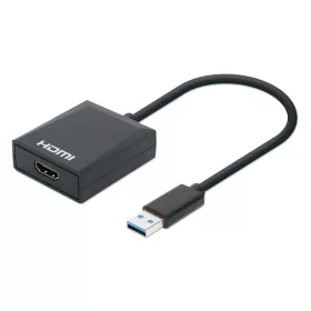   Manhattan Kábel átalakító - USB-A to HDMI Adapter, USB 3.0, 1080p