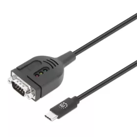   Manhattan Kábel átalakító - USB-C to Serial DB9 / RS232 Adapter Cable, 1m