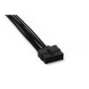 Be Quiet! Kábel - PCI-E Power Cable CP-6610 (6+2 tű, 1 csatlakozó, erenként harisnyázott, 60 cm, fekete)