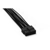 Be Quiet! Kábel - PCI-E Power Cable CP-6620 (6+2 tű, 2 csatlakozó, erenként harisnyázott, 60 cm, fekete)