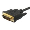 Equip Kábel - 119329 (HDMI to DVI kábel, apa/apa, aranyozott, fekete, 10m)