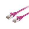 Equip Kábel - 605553 (S/FTP patch kábel, CAT6, Réz, LSOH, lila, 0,25m)