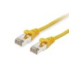 Equip Kábel - 605563 (S/FTP patch kábel, CAT6, Réz, LSOH, sárga, 0,25m)