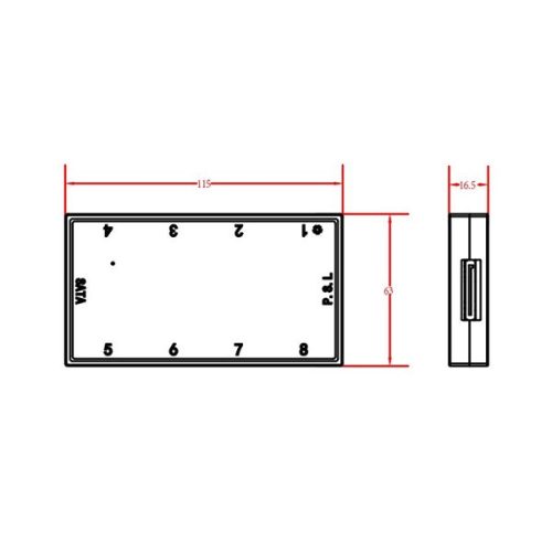 ID-Cooling A-RGB elosztó - HA-08  (8 db PWM, 8 db A-RGB, SATA)