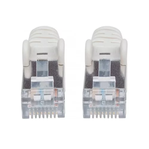 Manhattan Kábel - S/FTP Patch (RJ45 to RJ45, Cat6, 250Mhz, LSOH, 4 x 2 x AWG 28/7 réz, 1m, Szürke)