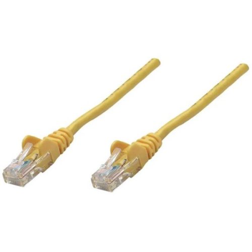 Manhattan Kábel - U/UTP Patch (RJ45 to RJ45, Cat6, 0,25m, sárga, réz)