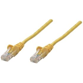  Manhattan Kábel - U/UTP Patch (RJ45 to RJ45, Cat6, 0,5m, sárga, réz)