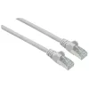 Manhattan Kábel - S/FTP Patch (RJ45 to RJ45, Cat7 kábel Cat6A moduláris csatlakozóval, 0.25m, szürke, réz)