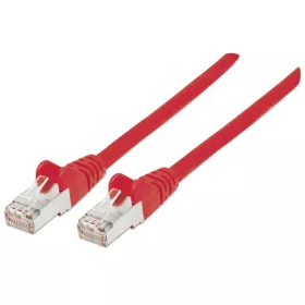   Manhattan Kábel - S/FTP Patch (RJ45 to RJ45, Cat7 kábel Cat6A moduláris csatlakozóval, 3m, piros, réz)
