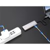 Conceptronic USB Hub - HUBBIES15G (4 Port, USB-C to 2x USB-C+2x USB-A, szürke)