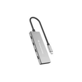   Conceptronic USB Hub - HUBBIES15G (4 Port, USB-C to 4x USB-C szürke)