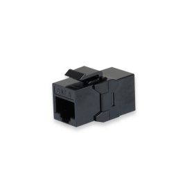   Equip RJ45 Keystone Toldó - 125579 (UTP, Cat6, árnyékolatlan, műanyag, fekete) 8db/csomag