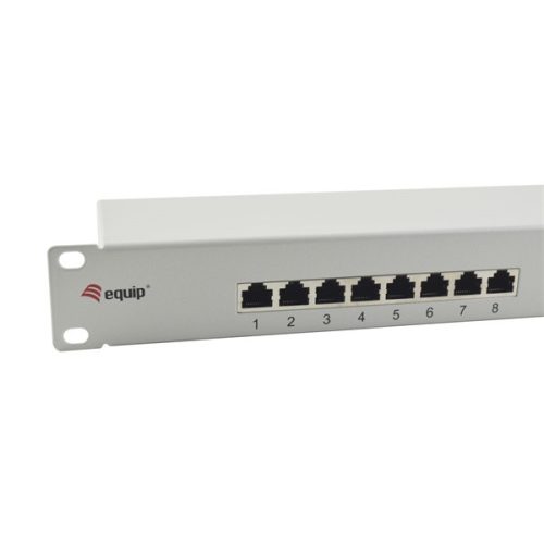 Equip Patch panel - 326317 (16 port, Cat6, árnyékolt, szürke)