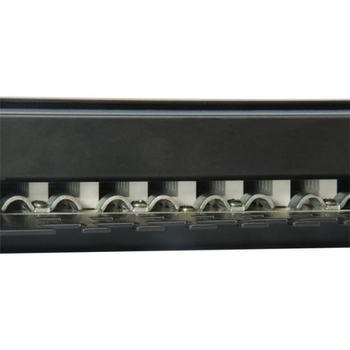 Equip Patch panel - 326425 (24 port, Cat6, 1U, árnyékolt, fekete)