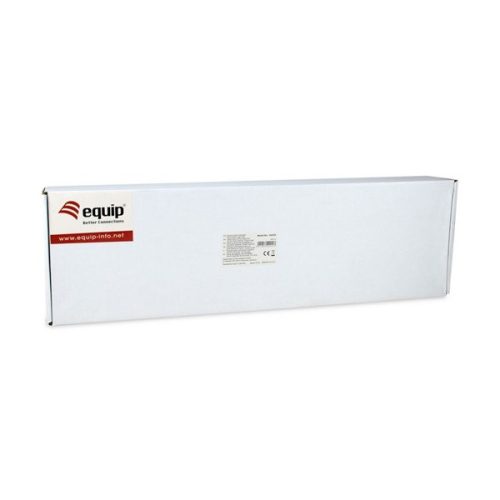 Equip Patch panel - 326525 (24 port, Cat6A, 1U, árnyékolt, szürke)
