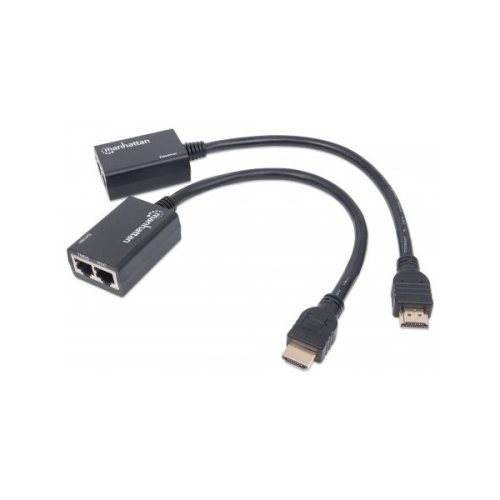 Manhattan Extender - HDMI - Cat5e/6 Hosszabbító, 30 m-ig 1080p