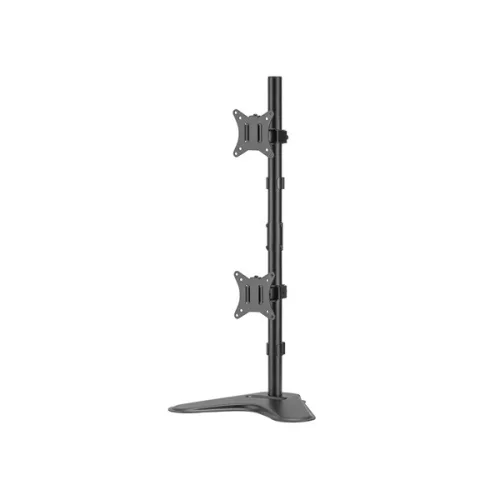 Equip Monitor Asztali állvány - 650128 (17"-32", 2 monitor, dönthető, forgatható, állítható magasság, Max.:2x9kg,fekete)