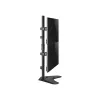 Equip Monitor Asztali állvány - 650128 (17"-32", 2 monitor, dönthető, forgatható, állítható magasság, Max.:2x9kg,fekete)