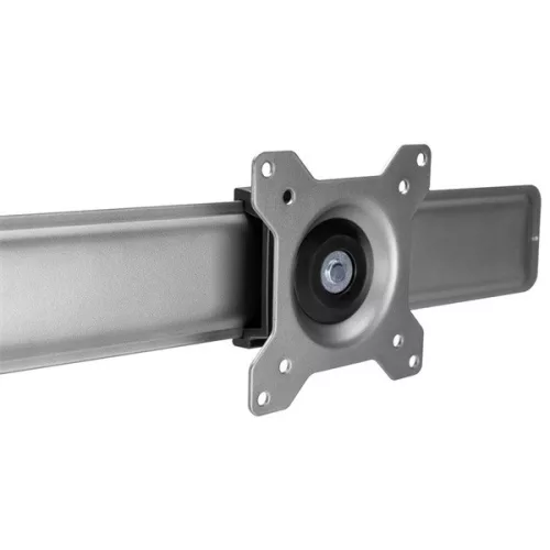 Equip Monitor Asztali konzol - 650162 (17"-27", 3 monitor, dönthető, forgatható, Max.: 3x6kg, fekete/ezüst)