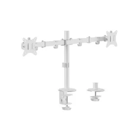   Equip Monitor Asztali konzol - 650167 (17"-32", 2 monitor, dönthető, forgatható, állítható magasság, Max.:2x9kg, fehér)