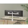 Equip Monitor Asztali konzol - 650167 (17"-32", 2 monitor, dönthető, forgatható, állítható magasság, Max.:2x9kg, fehér)