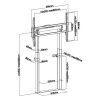 Equip TV Fali konzol - 650347 (55"-100", Max.: 120kg, motoros, távirányító, fekete)