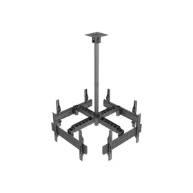   Equip TV Mennyezeti konzol - 650372 (32"-65", 4 kijelző, Max.: 120kg, dönthető, forgatható, állítható magasság, fekete)