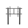 Equip TV állvány - 650608 (37"-80" álló, gurulós, Max.:80kg, fekete)