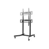 Equip TV állvány - 650632 (55"-100" álló, dönthető, állítható magasság, gurulós, motoros, Max.:120kg, fekete)
