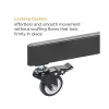 Equip TV állvány - 650632 (55"-100" álló, dönthető, állítható magasság, gurulós, motoros, Max.:120kg, fekete)